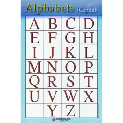 Chart No 4 (Alphabets (Capital))