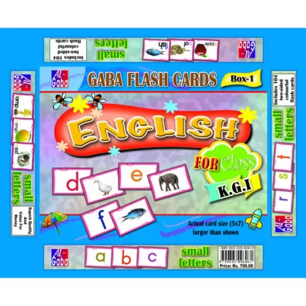 Gaba Flash Card English KG (1) Box 1