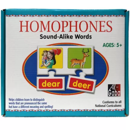 Homophones (sound-alike words)