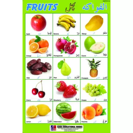 Chart No 141 (Fruits الفواکہ)